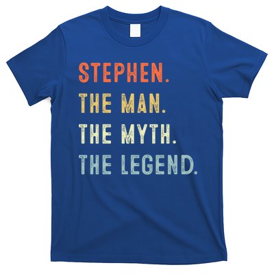 Stephen The Myth Legend Father’s Day Gift Papa Grandpa Cool Gift T-Shirt