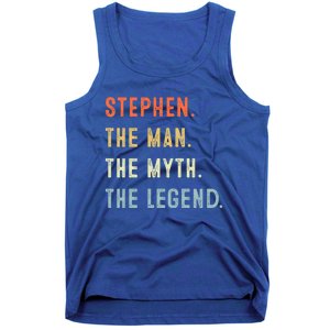 Stephen The Myth Legend Father’s Day Gift Papa Grandpa Cool Gift Tank Top