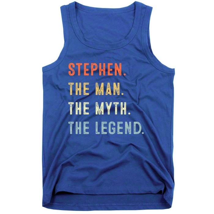 Stephen The Myth Legend Father’s Day Gift Papa Grandpa Cool Gift Tank Top