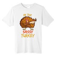 Sassy Turkey Matching Family Group Thanksgiving Party Pajama Tall Fusion ChromaSoft Performance T-Shirt