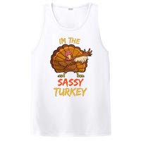 Sassy Turkey Matching Family Group Thanksgiving Party Pajama PosiCharge Competitor Tank