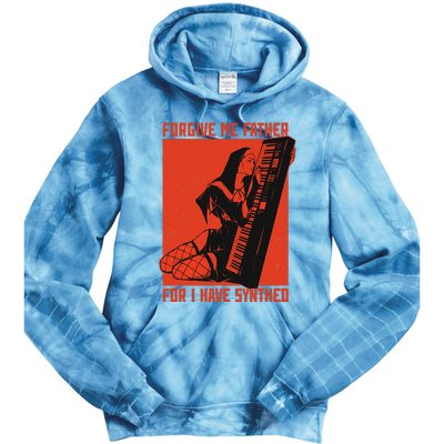 Synth Techno Music Funny Synthesizer Tie Dye Hoodie