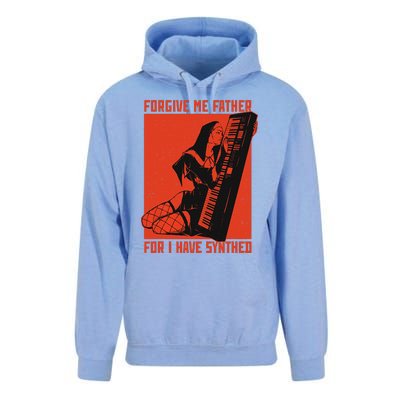 Synth Techno Music Funny Synthesizer Unisex Surf Hoodie