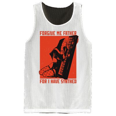 Synth Techno Music Funny Synthesizer Mesh Reversible Basketball Jersey Tank