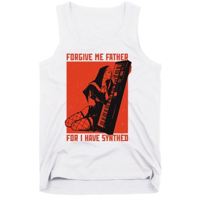 Synth Techno Music Funny Synthesizer Tank Top