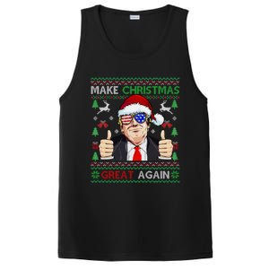 Santa Trump Make Christmas Great Again Xmas Ugly Gift PosiCharge Competitor Tank