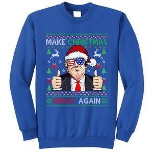 Santa Trump Make Christmas Great Again Xmas Ugly Gift Sweatshirt