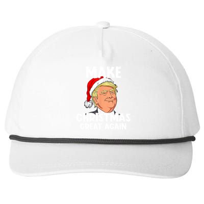 Santa Trump Make Christmas Great Again Matching Pajamas Great Gift Snapback Five-Panel Rope Hat