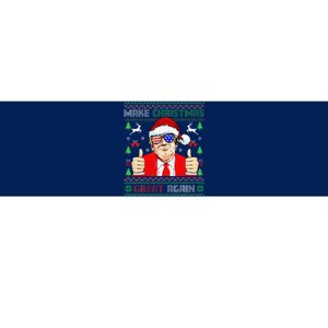 Santa Trump Make Christmas Great Again Ugly Sweater Bumper Sticker