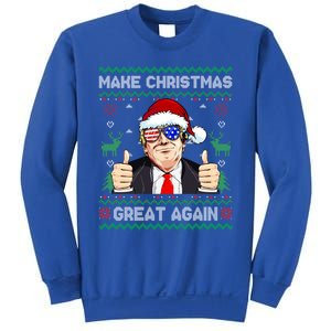 Santa Trump Make Christmas Great Again Ugly Christmas Cute Gift Sweatshirt