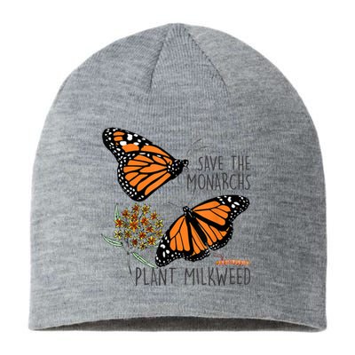 Save The Monarchs Plant Some Milkweed Butterfly Gift Meaningful Gift Sustainable Beanie