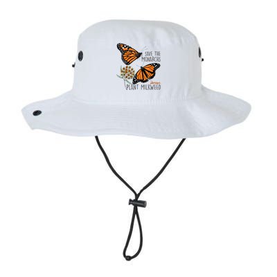 Save The Monarchs Plant Some Milkweed Butterfly Gift Meaningful Gift Legacy Cool Fit Booney Bucket Hat