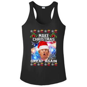 Santa Trump Make Christmas Great Again Ladies PosiCharge Competitor Racerback Tank