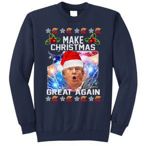 Santa Trump Make Christmas Great Again Sweatshirt