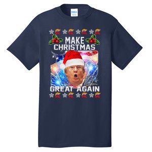 Santa Trump Make Christmas Great Again Tall T-Shirt