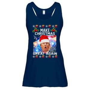 Santa Trump Make Christmas Great Again Ladies Essential Flowy Tank