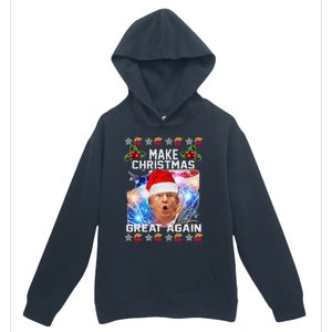 Santa Trump Make Christmas Great Again Urban Pullover Hoodie