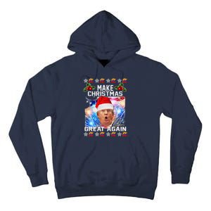 Santa Trump Make Christmas Great Again Tall Hoodie