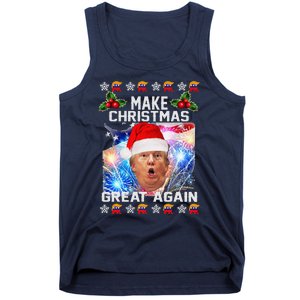 Santa Trump Make Christmas Great Again Tank Top