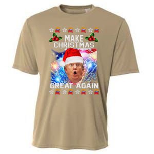 Santa Trump Make Christmas Great Again Cooling Performance Crew T-Shirt