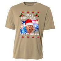 Santa Trump Make Christmas Great Again Cooling Performance Crew T-Shirt