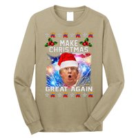 Santa Trump Make Christmas Great Again Long Sleeve Shirt