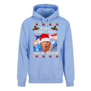 Santa Trump Make Christmas Great Again Unisex Surf Hoodie