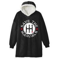 Save The Manuals Hooded Wearable Blanket