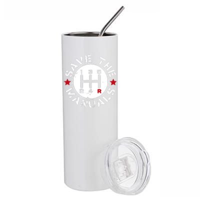 Save The Manuals Stainless Steel Tumbler