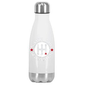 Save The Manuals Stainless Steel Insulated Water Bottle