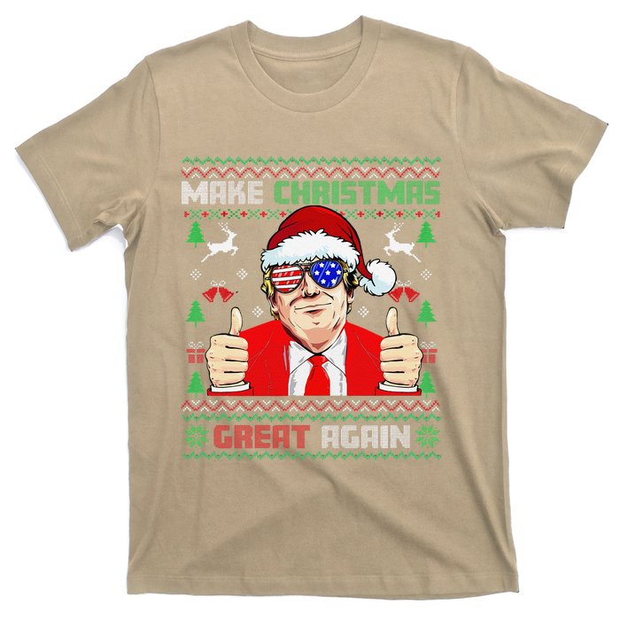 Santa Trump Make Christmas Great Again Ugly Sweater T-Shirt