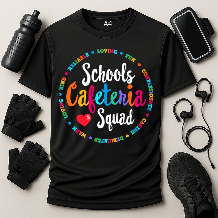 Support Team Matching Schools Cafeteria Squad Worker Crew Performance Shirt