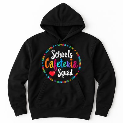 Support Team Matching Schools Cafeteria Squad Worker Crew Hoodie