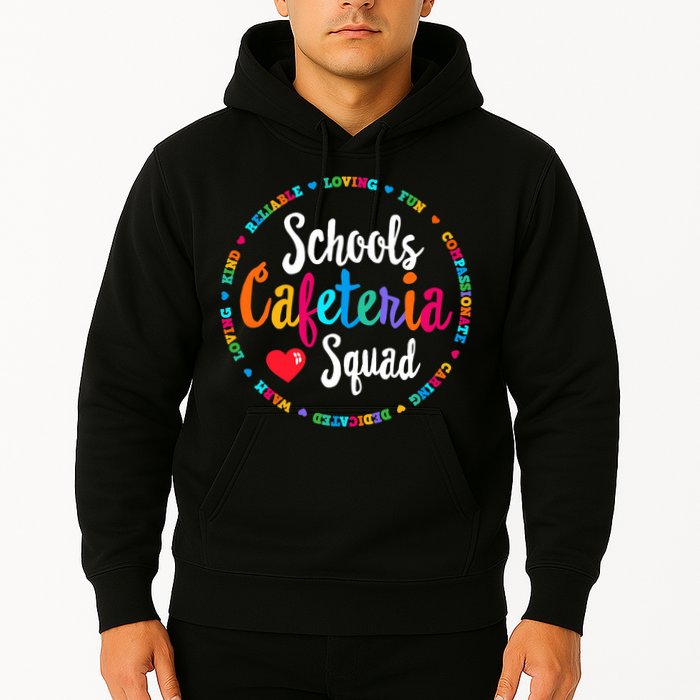 Support Team Matching Schools Cafeteria Squad Worker Crew Hoodie