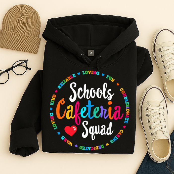 Support Team Matching Schools Cafeteria Squad Worker Crew Hoodie