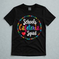 Support Team Matching Schools Cafeteria Squad Worker Crew T-Shirt
