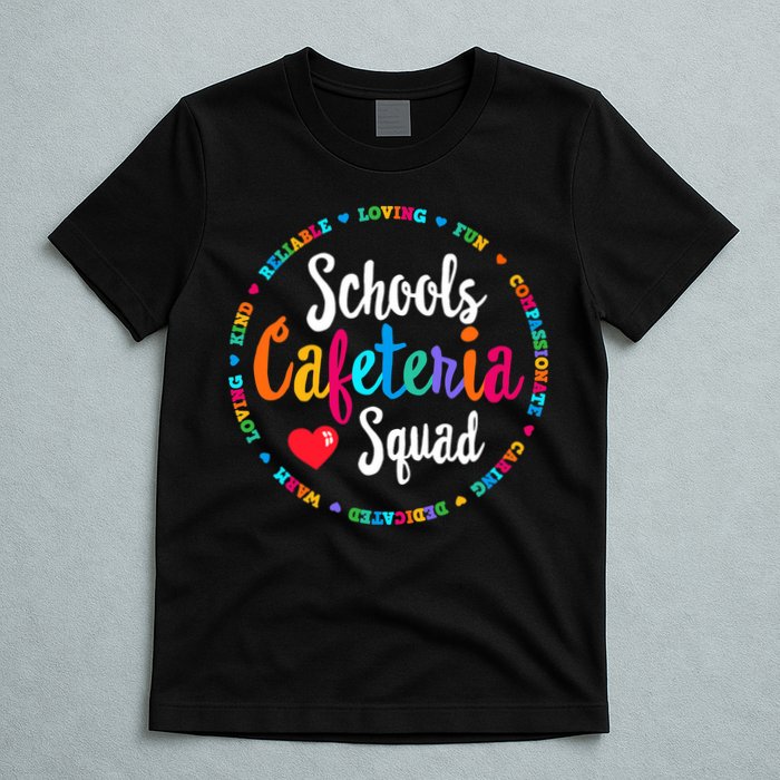 Support Team Matching Schools Cafeteria Squad Worker Crew T-Shirt