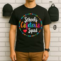 Support Team Matching Schools Cafeteria Squad Worker Crew T-Shirt