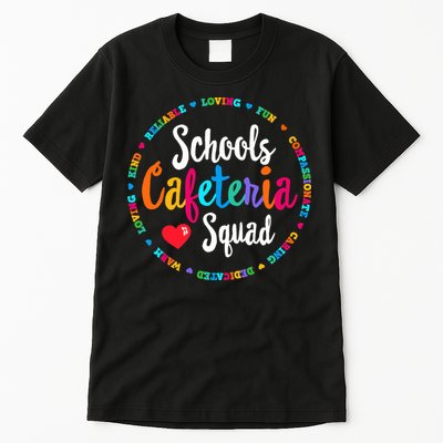 Support Team Matching Schools Cafeteria Squad Worker Crew Tall T-Shirt