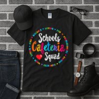 Support Team Matching Schools Cafeteria Squad Worker Crew Tall T-Shirt