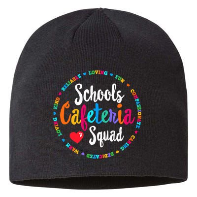 Support Team Matching Schools Cafeteria Squad Worker Crew Sustainable Beanie