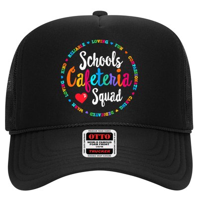 Support Team Matching Schools Cafeteria Squad Worker Crew Trucker Hat