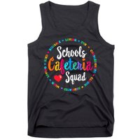 Support Team Matching Schools Cafeteria Squad Worker Crew Tank Top
