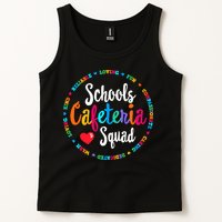 Support Team Matching Schools Cafeteria Squad Worker Crew Tank Top