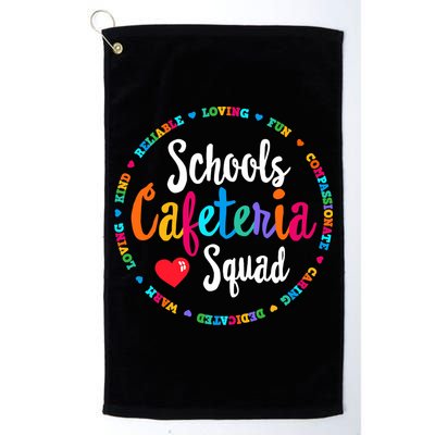 Support Team Matching Schools Cafeteria Squad Worker Crew Golf Towel