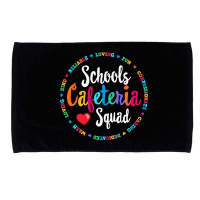 Support Team Matching Schools Cafeteria Squad Worker Crew Microfiber Hand Towel