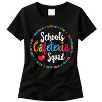 Support Team Matching Schools Cafeteria Squad Worker Crew Womens T-Shirt