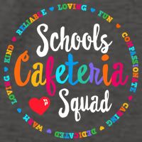 Support Team Matching Schools Cafeteria Squad Worker Crew Vector Backpack
