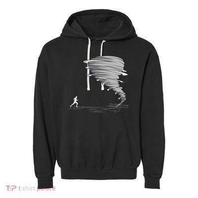Stormchaser Tornado Meteorologist Storm Chasing Chaser Garment-Dyed Fleece Hoodie