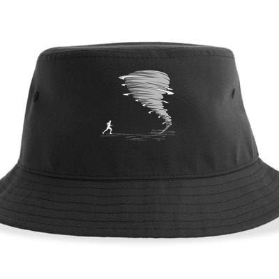 Stormchaser Tornado Meteorologist Storm Chasing Chaser Sustainable Bucket Hat